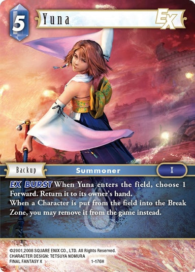 Image for Yuna EX (1-176H) (Opus I) (OP1) - Final Fantasy TCG