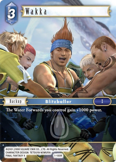 Image for Wakka (1-180R) (Opus I) (OP1) - Final Fantasy TCG