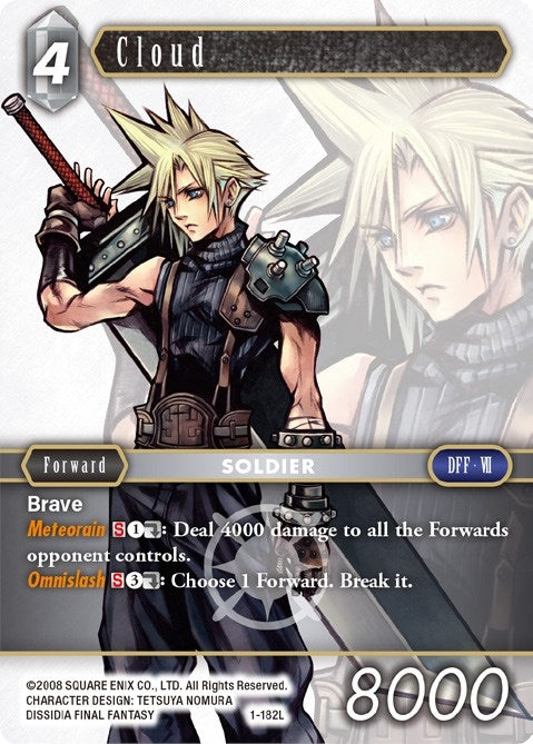 Image for Cloud (Legend) (1-182L) (Opus I) (OP1) - Final Fantasy TCG
