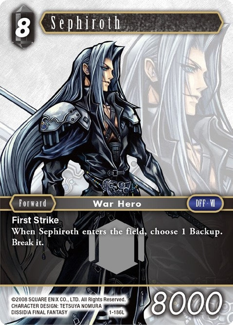Image for Sephiroth (Legend) (1-186L) (Opus I) (OP1) - Final Fantasy TCG