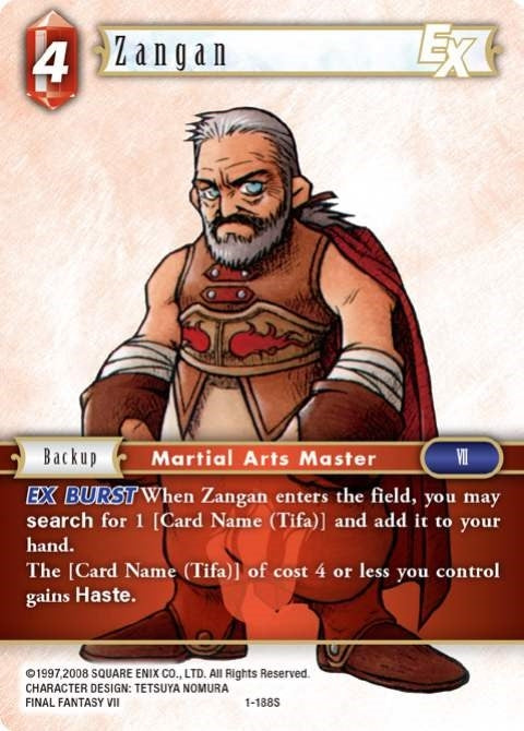 Image for Zangan EX (1-188S) (Opus I) (OP1) - Final Fantasy TCG