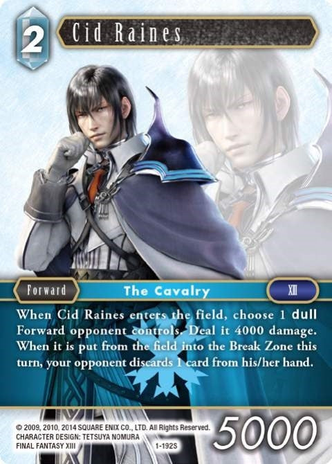 Image for Cid Raines (1-192S) (Opus I) (OP1) - Final Fantasy TCG