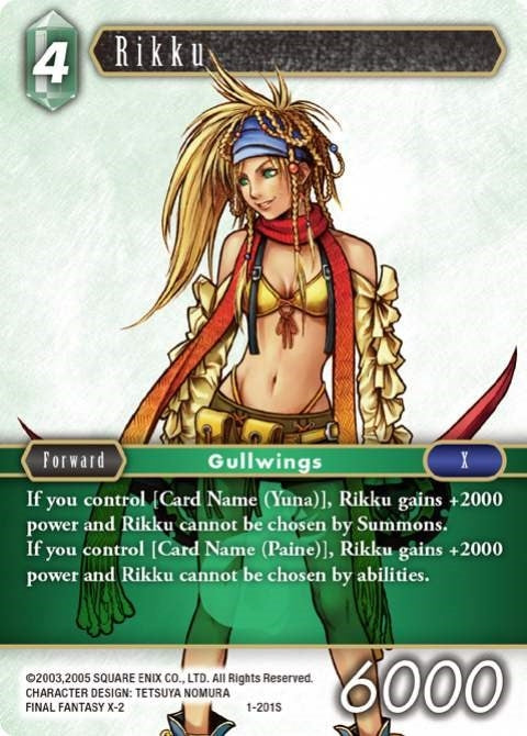 Image for Rikku (Starter) (1-201S) (Opus I) (OP1) - Final Fantasy TCG