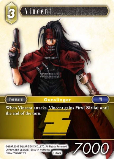 Image for Vincent (Starter) (1-202S) (Opus I) (OP1) - Final Fantasy TCG