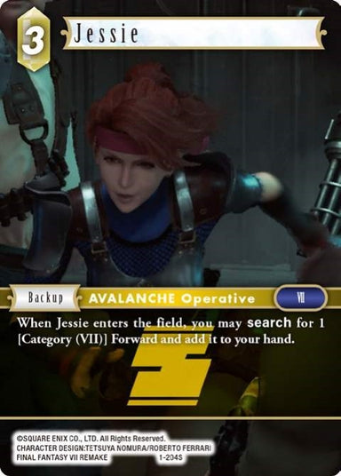 Image for Jessie (1-204S) (Opus I) (OP1) - Final Fantasy TCG