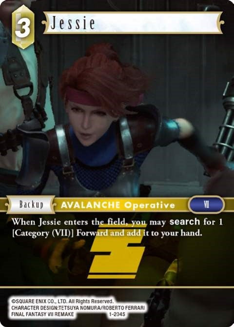 Image for Jessie (1-204S) (Opus I) (OP1) - Final Fantasy TCG