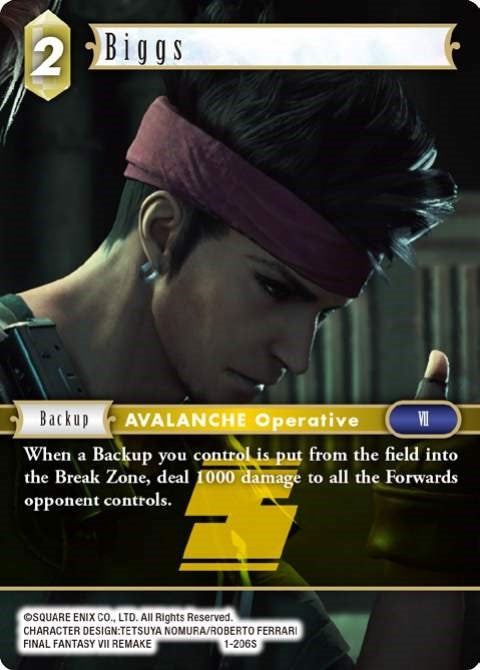 Image for Biggs (1-206S) (Opus I) (OP1) - Final Fantasy TCG