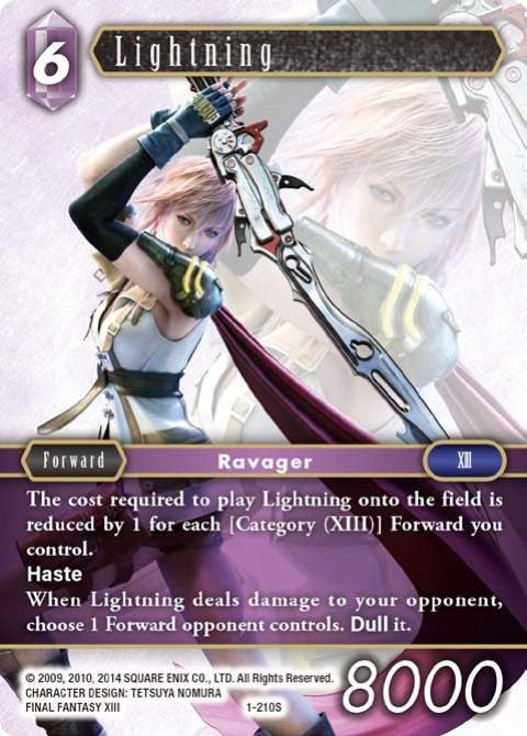 Image for Lightning (Starter) (1-210S) (Opus I) (OP1) - Final Fantasy TCG