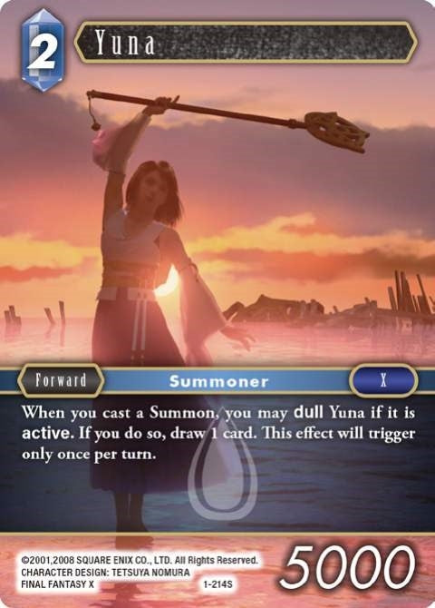 Image for Yuna (Starter) (1-214S) (Opus I) (OP1) - Final Fantasy TCG
