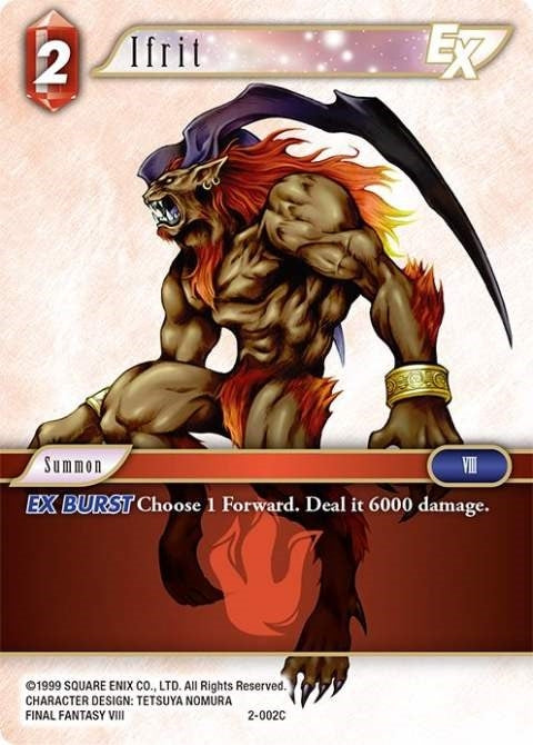 Image for Ifrit EX (2-002C) (Opus II) (OP2) - Final Fantasy TCG