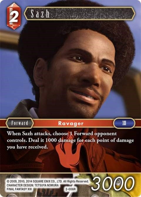 Image for Sazh (2-006R) (Opus II) (OP2) - Final Fantasy TCG