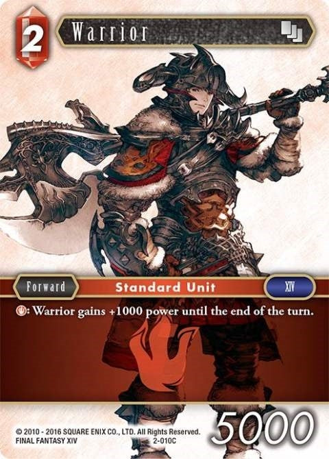 Image for Warrior (2-010C) (Opus II) (OP2) - Final Fantasy TCG