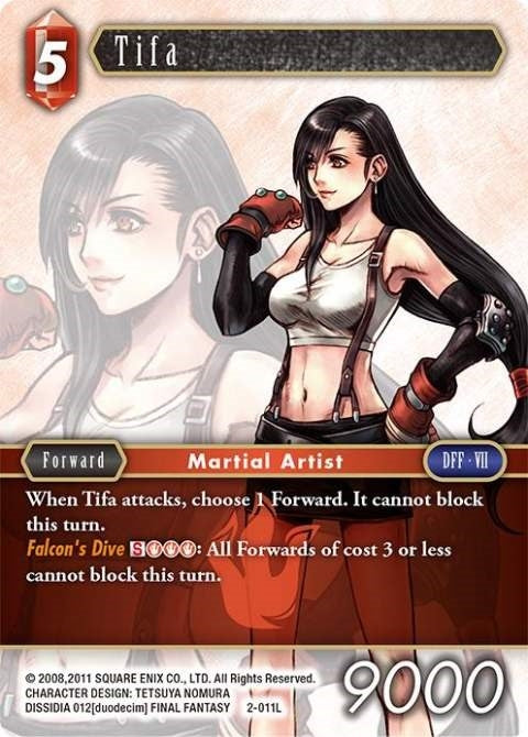 Image for Tifa (2-011L) (Opus II) (OP2) - Final Fantasy TCG