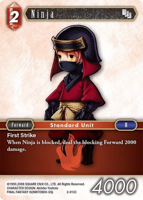 Image for Ninja (Arc) (2-013C) (Opus II) (OP2) - Final Fantasy TCG