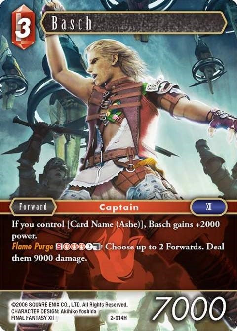 Image for Basch (2-014H) (Opus II) (OP2) - Final Fantasy TCG