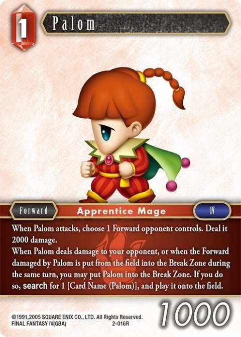Image for Palom (Rare) (2-016R) (Opus II) (OP2) - Final Fantasy TCG