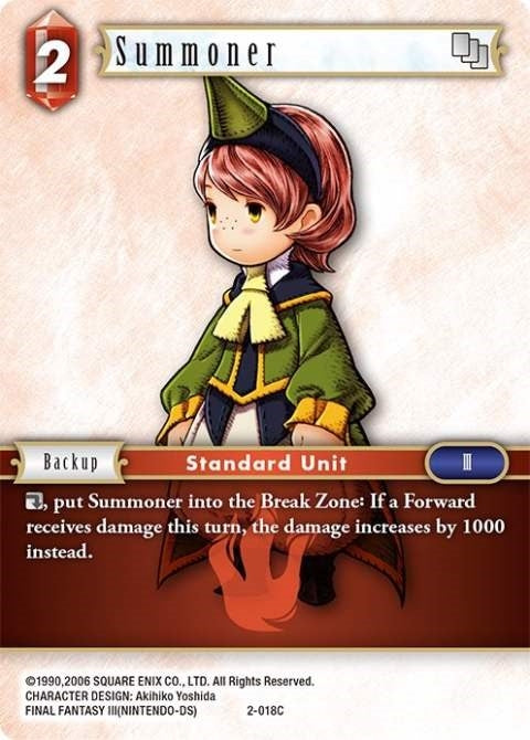 Image for Summoner (Arc) (2-018C) (Opus II) (OP2) - Final Fantasy TCG
