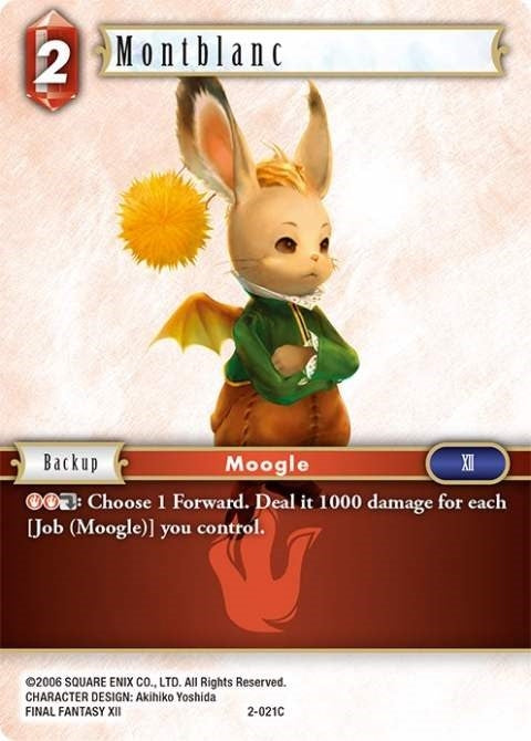 Image for Montblanc (2-021C) (Opus II) (OP2) - Final Fantasy TCG