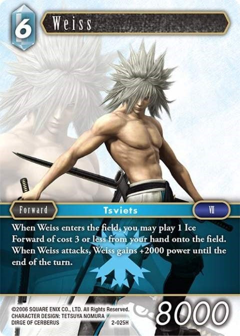 Image for Weiss (2-025H) (Opus II) (OP2) - Final Fantasy TCG
