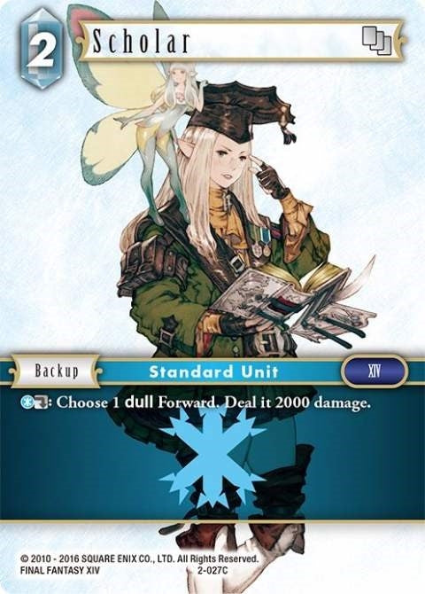 Image for Scholar (2-027C) (Opus II) (OP2) - Final Fantasy TCG
