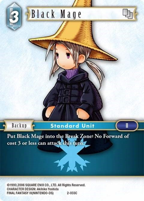 Image for Black Mage (2-033C) (2-033C) (Opus II) (OP2) - Final Fantasy TCG