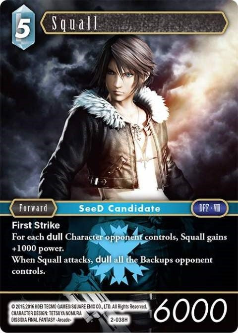 Image for Squall (2-038H) (Opus II) (OP2) - Final Fantasy TCG