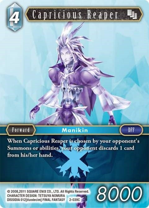 Image for Capricious Reaper (2-039C) (Opus II) (OP2) - Final Fantasy TCG