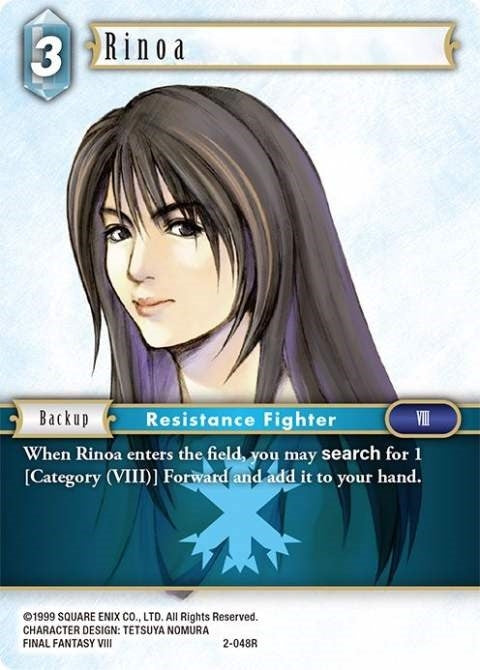 Image for Rinoa (Rare) (2-048R) (Opus II) (OP2) - Final Fantasy TCG