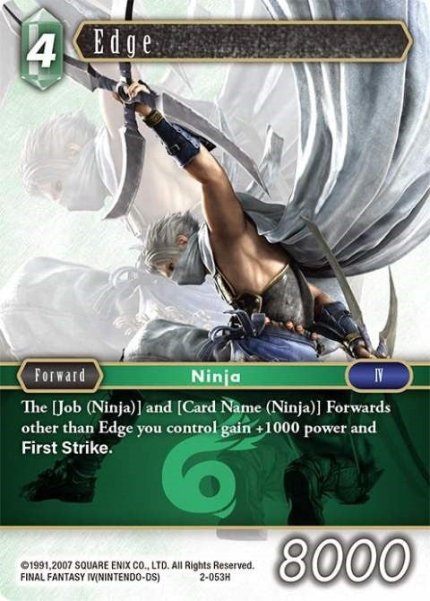 Image for Edge (Hero) (2-053H) (Opus II) (OP2) - Final Fantasy TCG