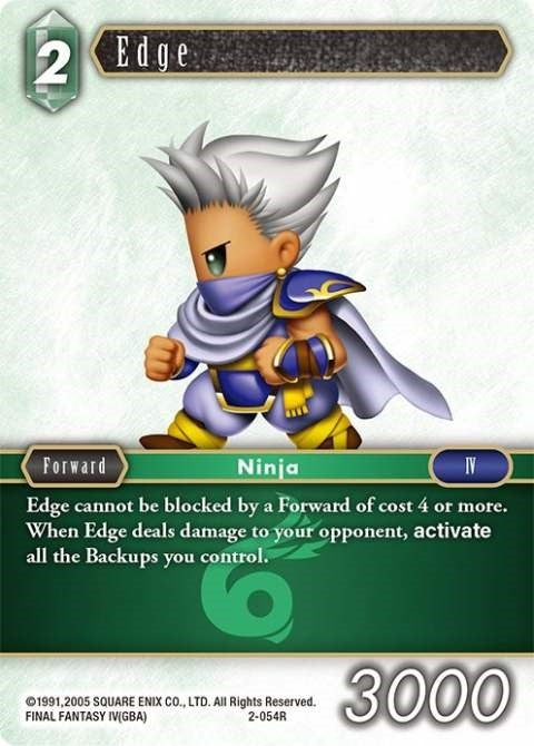 Image for Edge (Rare) (2-054R) (Opus II) (OP2) - Final Fantasy TCG