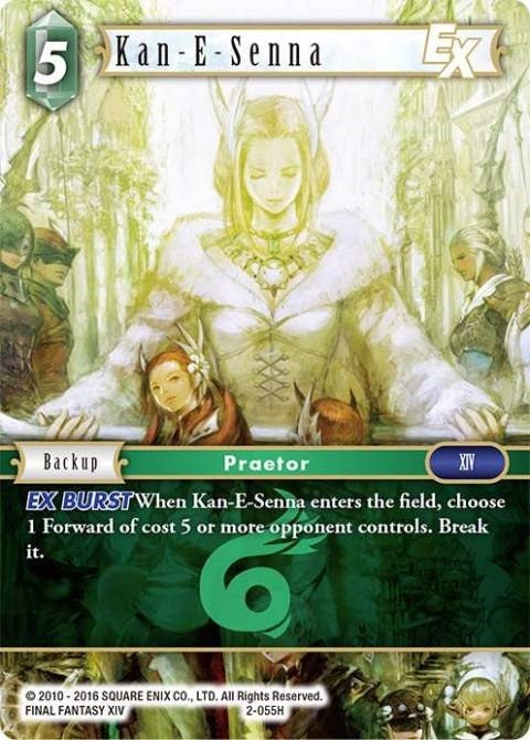 Image for Kan-E-Senna EX (2-055H) (Opus II) (OP2) - Final Fantasy TCG