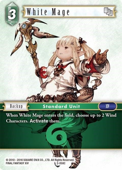 Image for White Mage (2-058C) (Opus II) (OP2) - Final Fantasy TCG