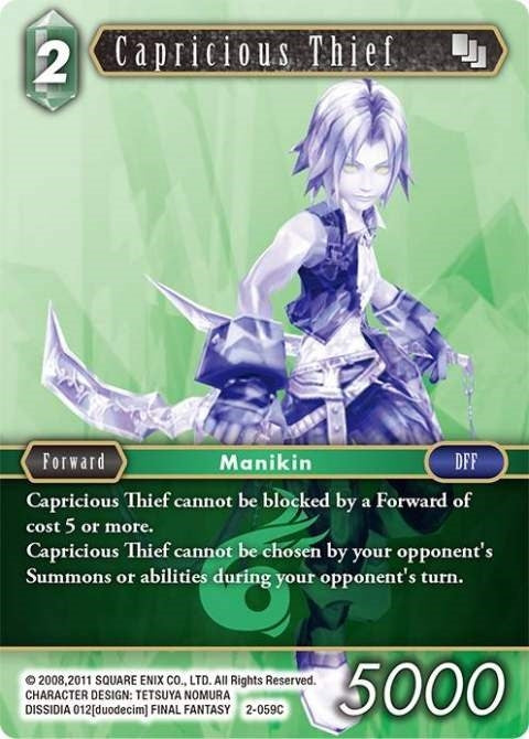 Image for Capricious Thief (2-059C) (Opus II) (OP2) - Final Fantasy TCG