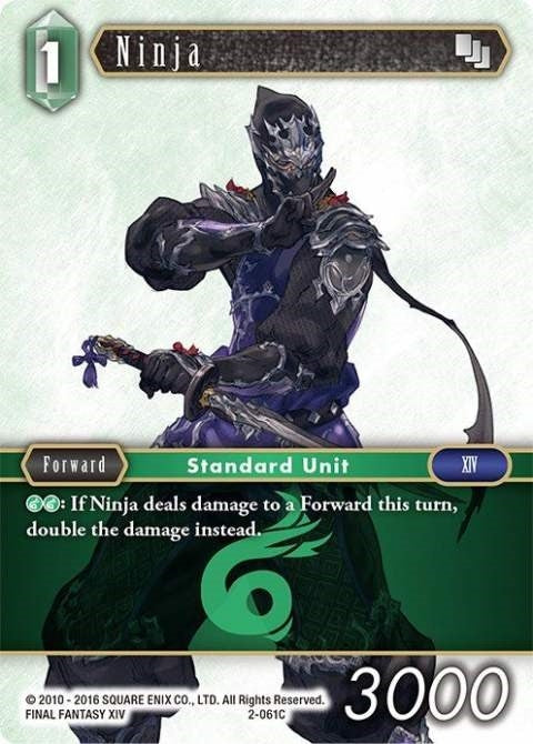 Image for Ninja (2-061C) (Opus II) (OP2) - Final Fantasy TCG