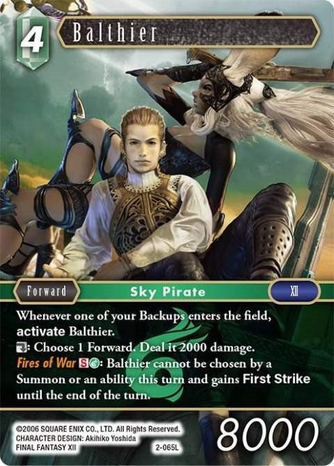 Image for Balthier (Legend) (2-065L) (Opus II) (OP2) - Final Fantasy TCG