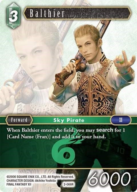 Image for Balthier (Rare) (2-066R) (Opus II) (OP2) - Final Fantasy TCG