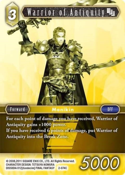Image for Warrior of Antiquity (2-074C) (Opus II) (OP2) - Final Fantasy TCG