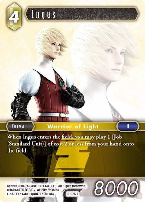 Image for Ingus (2-075H) (Opus II) (OP2) - Final Fantasy TCG