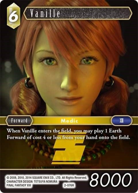 Image for Vanille (2-076R) (Opus II) (OP2) - Final Fantasy TCG