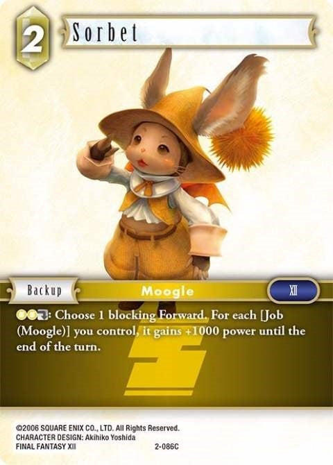 Image for Sorbet (2-086C) (Opus II) (OP2) - Final Fantasy TCG
