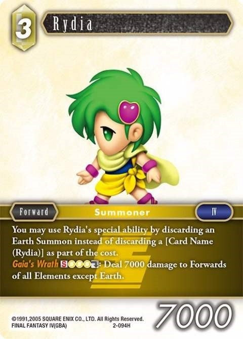 Image for Rydia (2-094H) (Opus II) (OP2) - Final Fantasy TCG