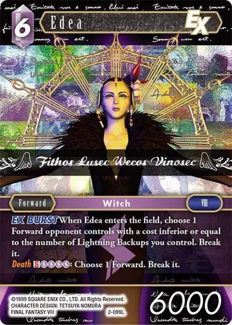 Image for Edea EX (2-099L) (Opus II) (OP2) - Final Fantasy TCG