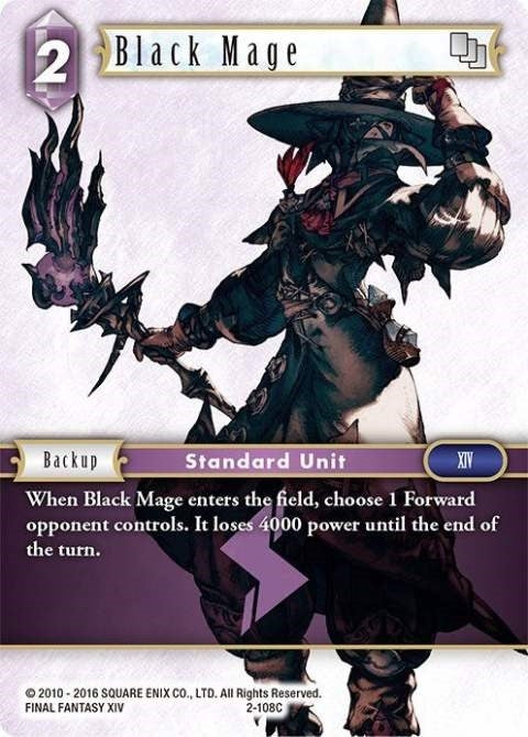 Image for Black Mage (2-108C) (2-108C) (Opus II) (OP2) - Final Fantasy TCG