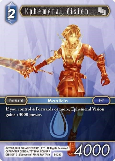 Image for Ephemeral Vision (2-123C) (Opus II) (OP2) - Final Fantasy TCG