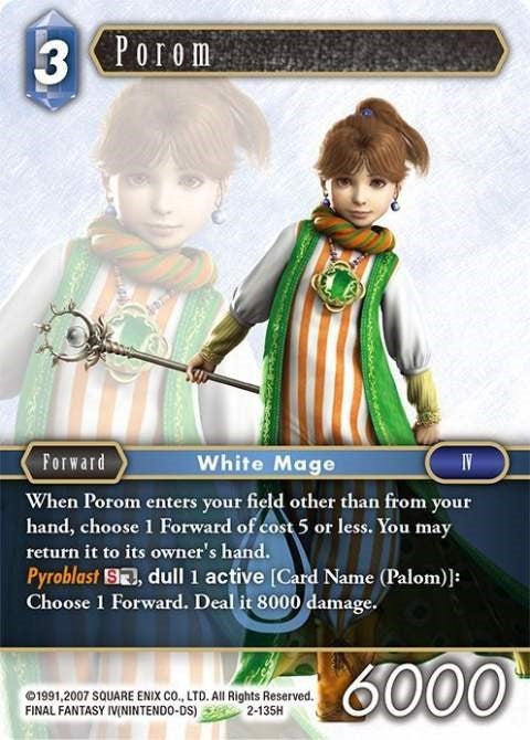 Image for Porom (Hero) (2-135H) (Opus II) (OP2) - Final Fantasy TCG