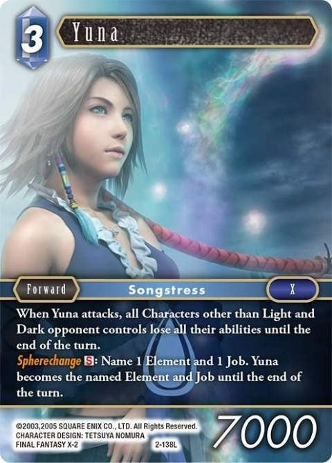 Image for Yuna (2-138L) (Opus II) (OP2) - Final Fantasy TCG
