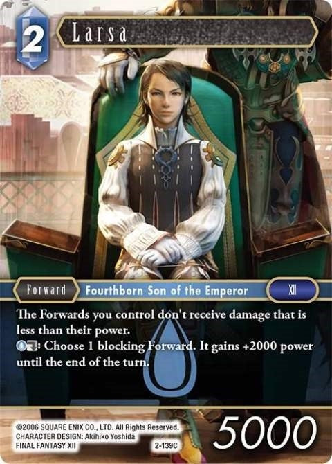 Image for Larsa (2-139C) (Opus II) (OP2) - Final Fantasy TCG