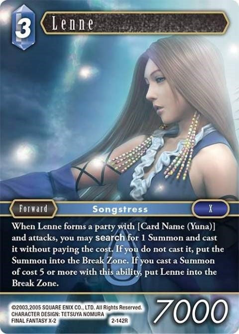 Image for Lenne (2-142R) (Opus II) (OP2) - Final Fantasy TCG