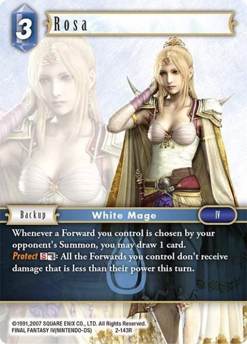 Image for Rosa (Rare) (2-143R) (Opus II) (OP2) - Final Fantasy TCG