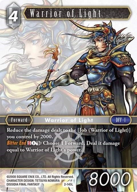 Image for Warrior of Light (2-145L) (Opus II) (OP2) - Final Fantasy TCG